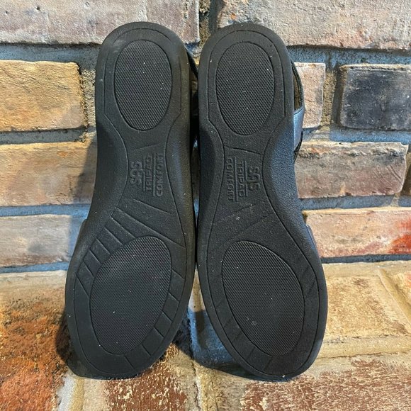 SAS Tripad Comfort Womens Leather Buckle Steel Gray Ankle Strap Sandals Size 8 - Picture 5 of 6